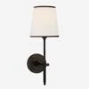 Bryant Wall Light, Bronze With Black Trim Shade -Home Furni and Decor Sale 324699 bryant bronze