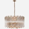 Adele Chandelier -Home Furni and Decor Sale 327480 adele large wide drum chandelier in hand rubbed antique brass