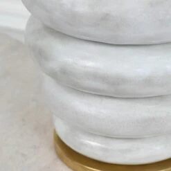 Phoebe Table Lamp -Home Furni and Decor Sale 333978 phoebe stacked table lamp in antiqued white detail 2