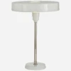 Carlo Table Lamp, Polished Nickel & Antique White -Home Furni and Decor Sale 346745 carlo white
