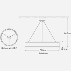 Connery Chandelier -Home Furni and Decor Sale 354063 connery ring medium tech